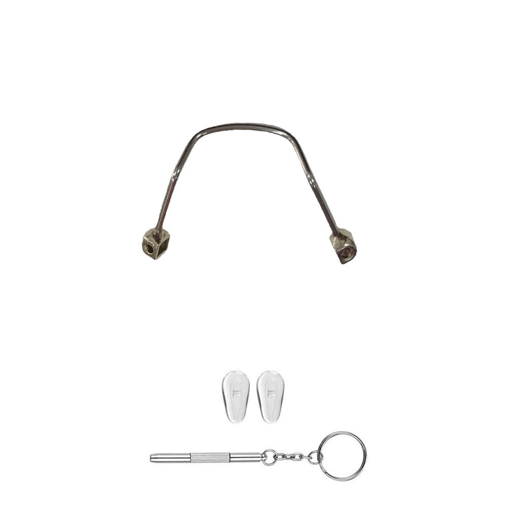 Eyeglass nose pads arm replacement included in kit