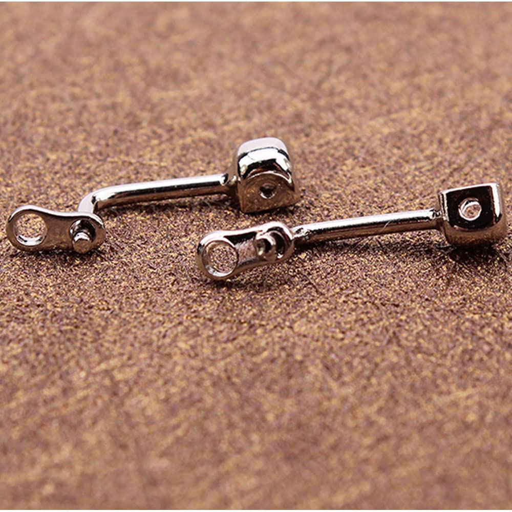 Eyeglass nose pads arm piece with attachment screws