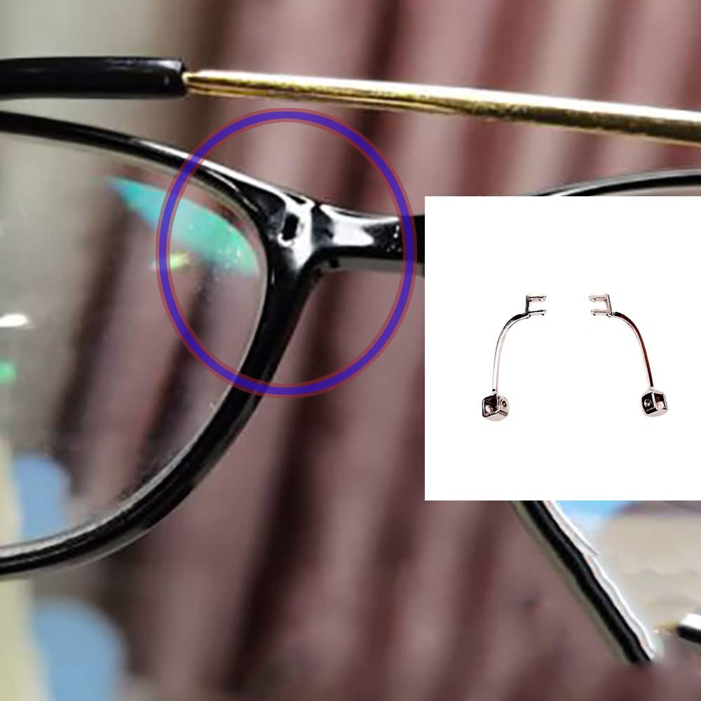 Stainless steel eyeglass repair kit components