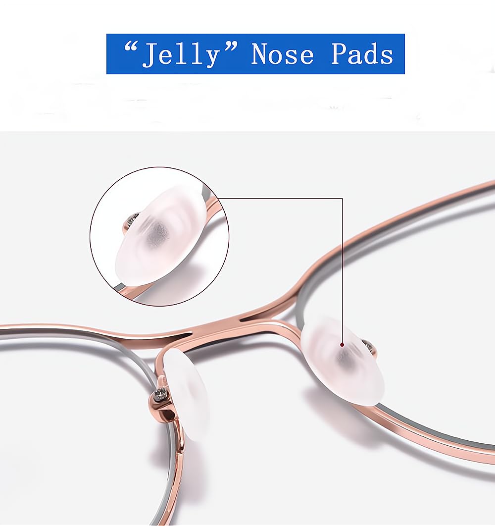BEHLINE nose pads installed on glasses - pair 5