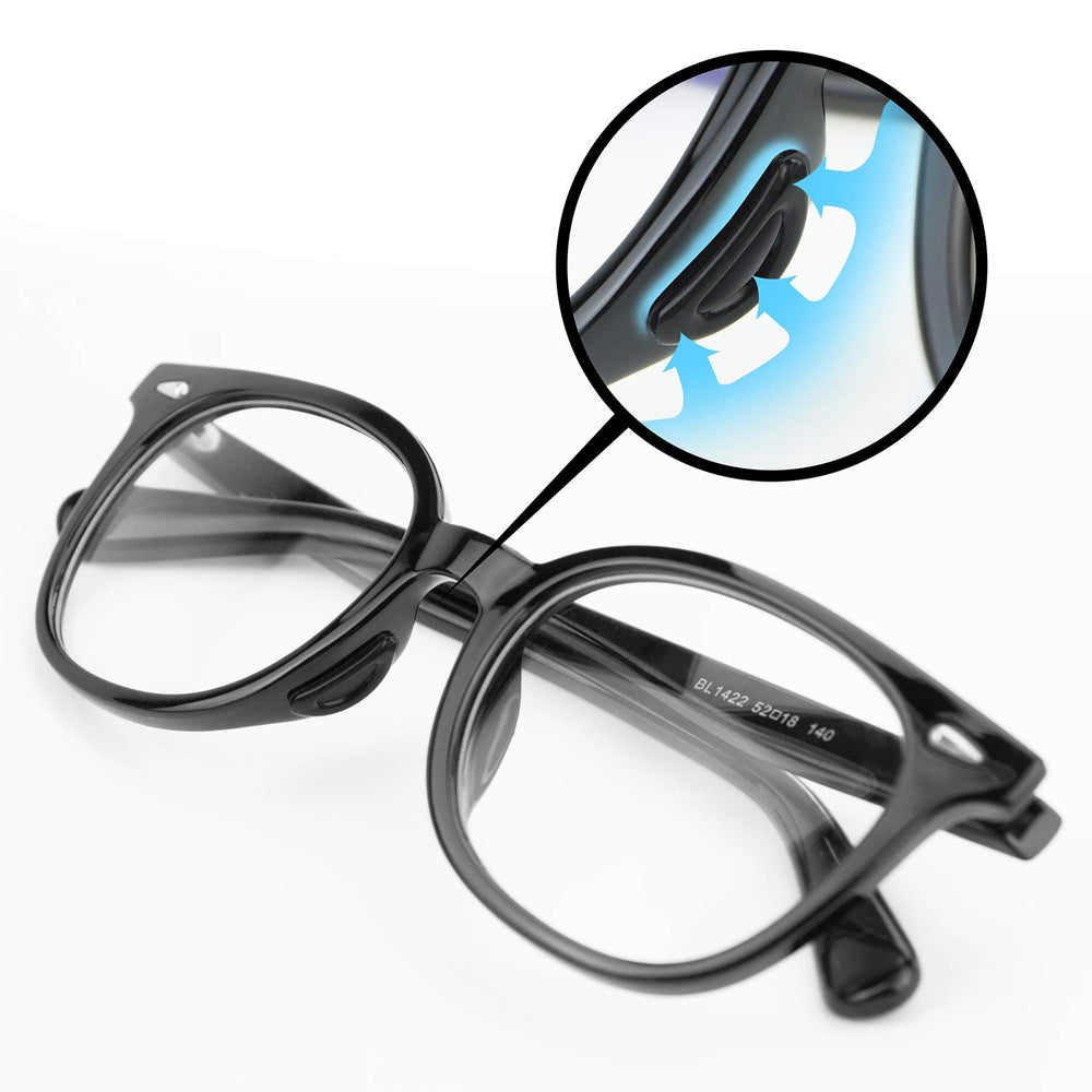 Self-adhesive silicone nose pads for glasses - easy to apply