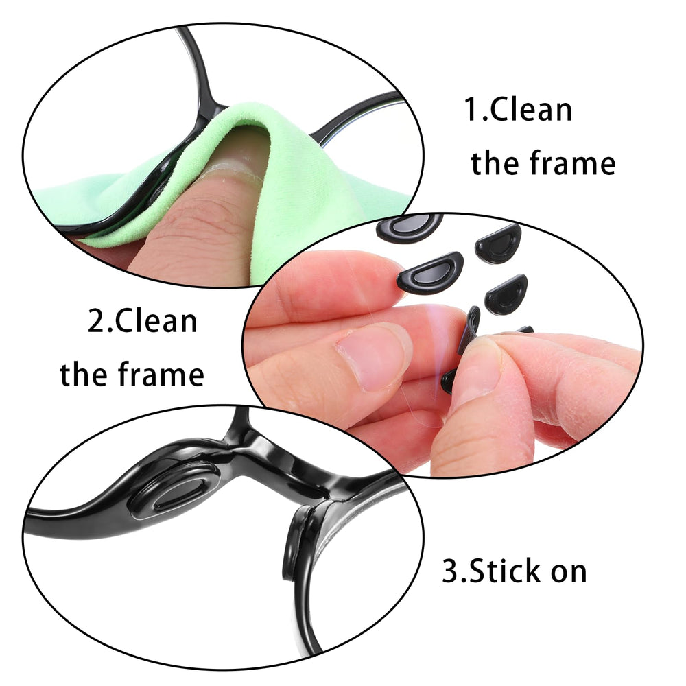 D-shaped design nose pads for glasses