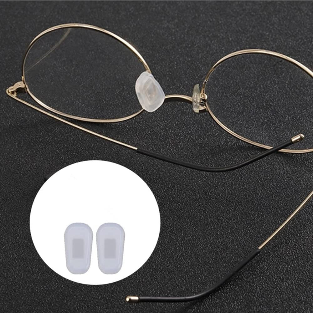 Anti-slip nose pad covers preventing glasses from slipping