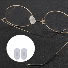 Anti-slip nose pad covers preventing glasses from slipping