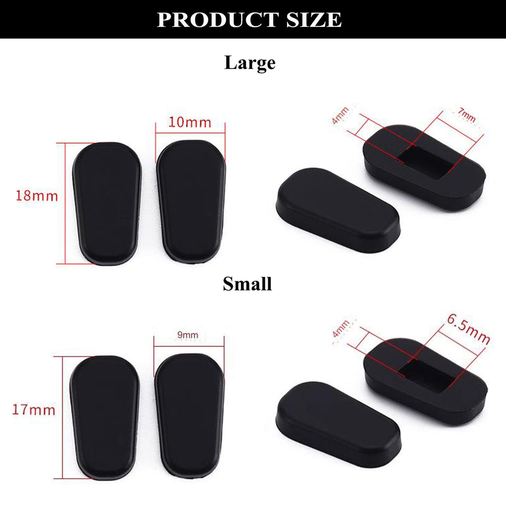 Nose pads fitting various screw-in eyeglass frames