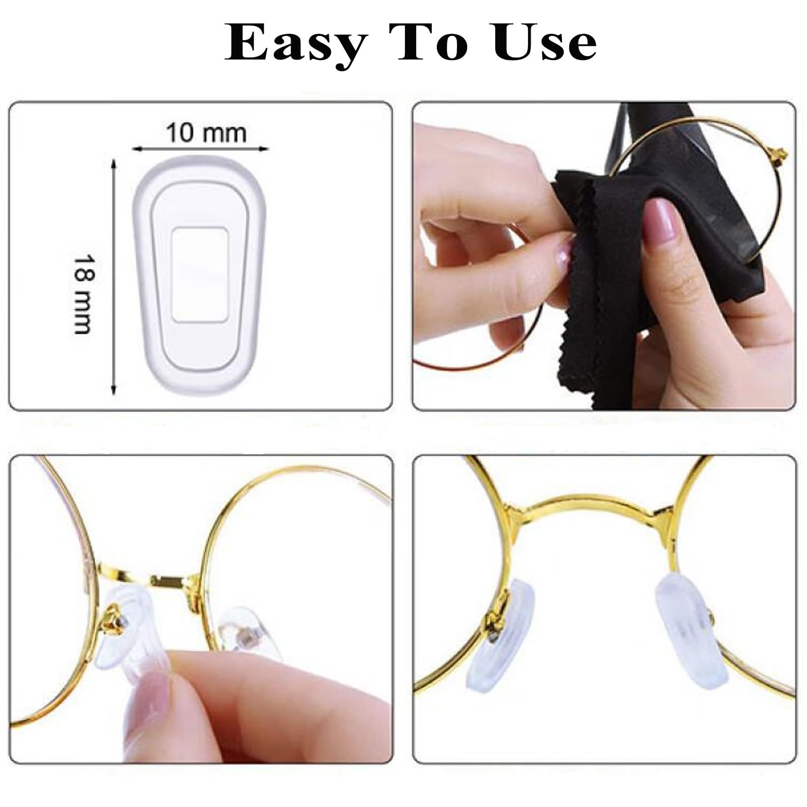 Compatible with most screw-in and full-frame glasses