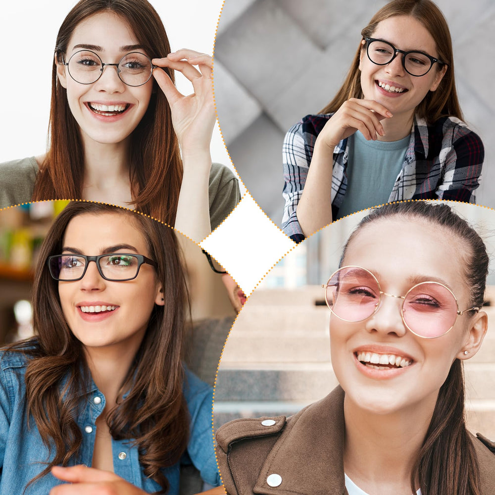 Compatible with plastic and metal frames for glasses and sunglasses