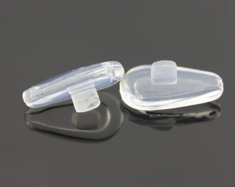 Close-up of silicone nose pad with air chamber design