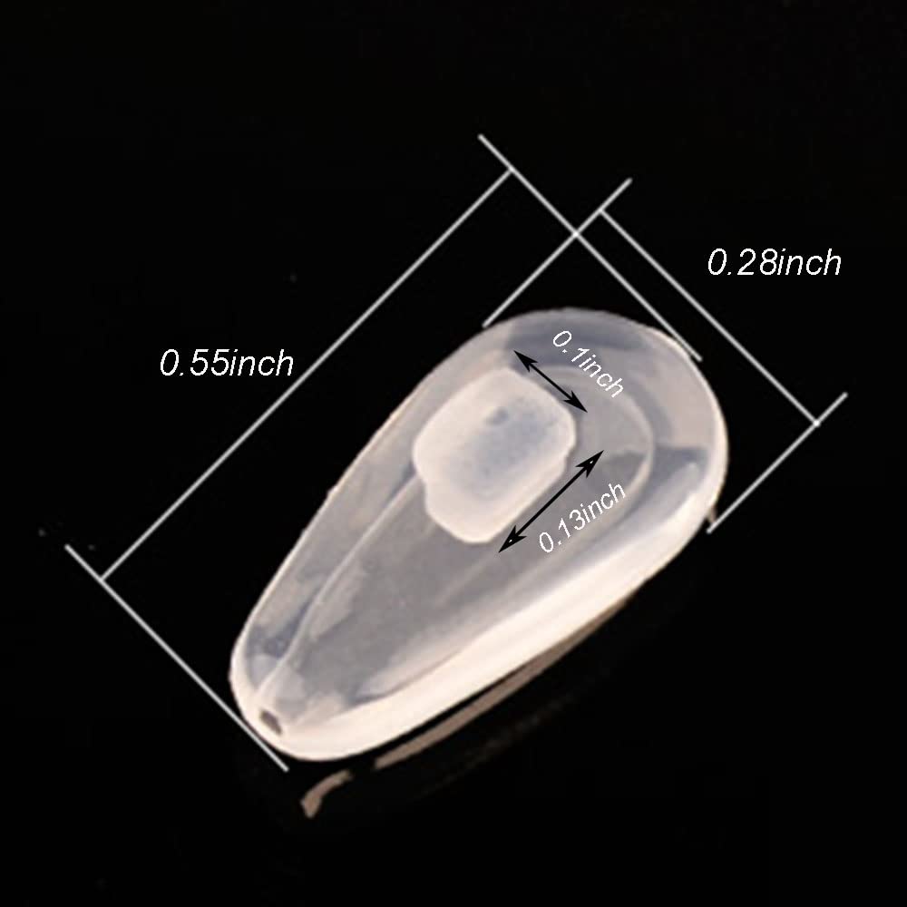 Silicone nose pieces for glasses, 14mm size
