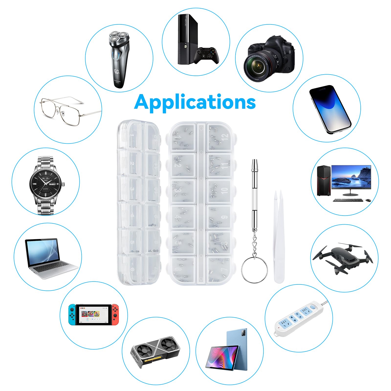Gift-ready eyeglass repair kit for birthdays and holidays