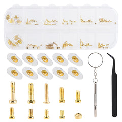 Eyeglass repair kit with 112-piece screws and accessories
