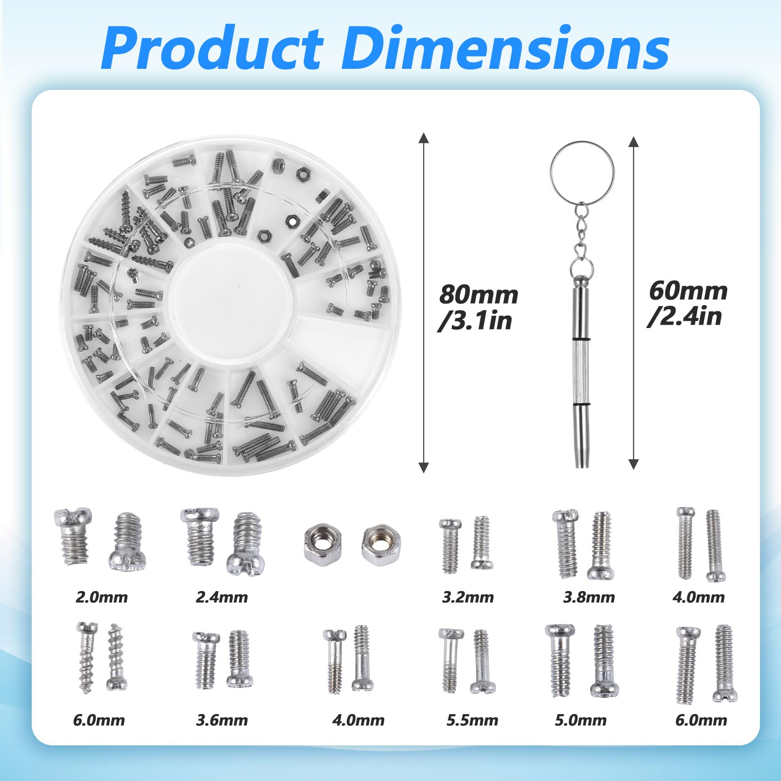 3-in-1 multifunction screwdriver included