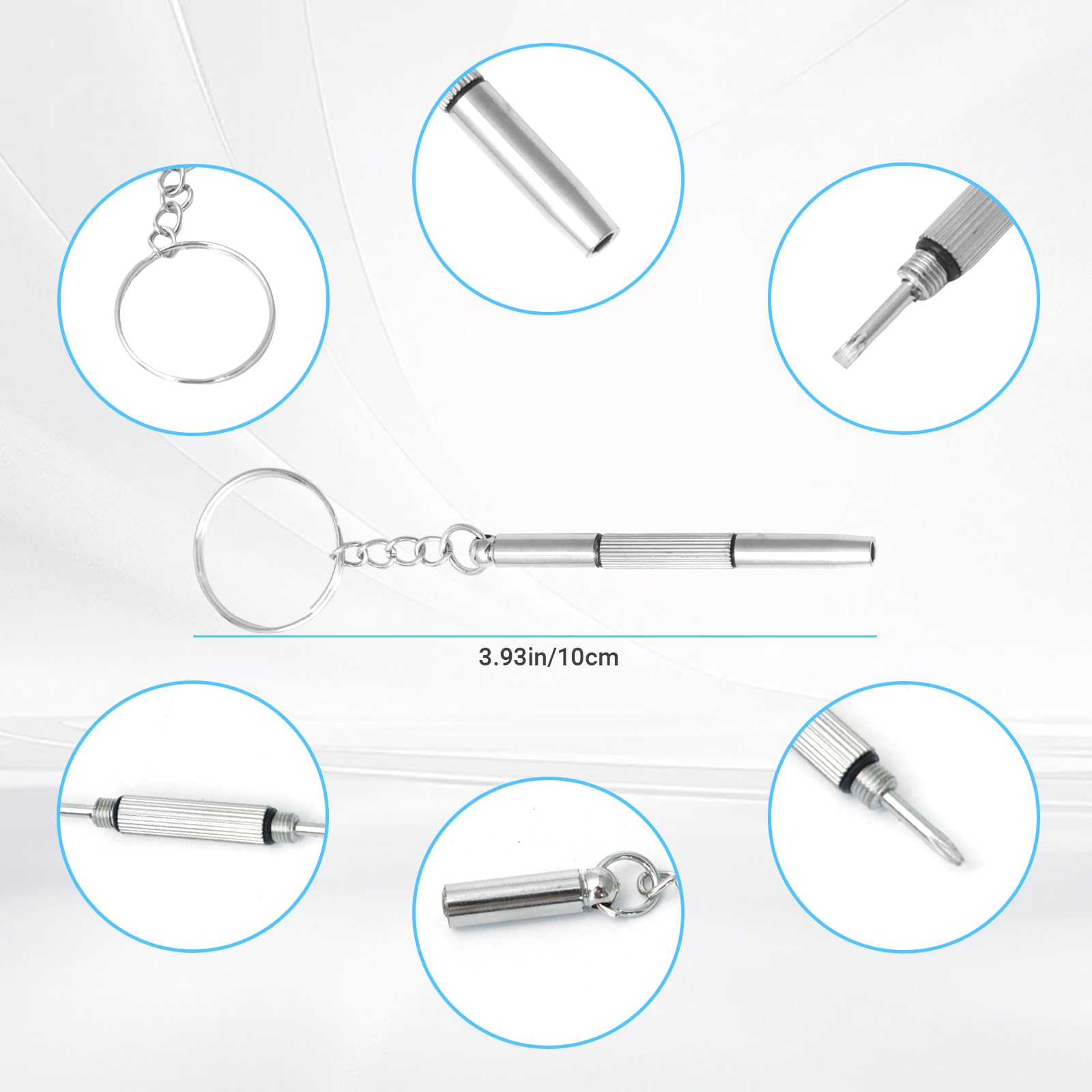 Alloy glasses screwdriver components for frames
