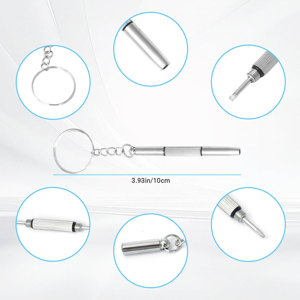 Alloy glasses screwdriver components for frames