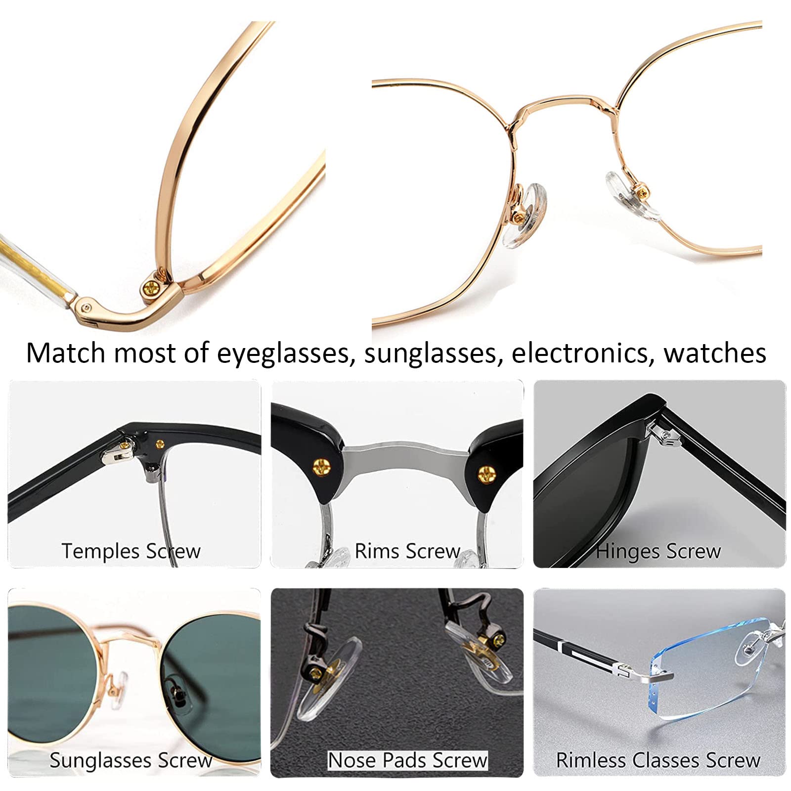 Glasses cleaning cloth included with kit