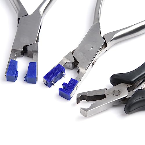 Drilling holder included in rimless glasses repair tool set
