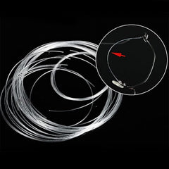 Eyeglass repair kit for half-rim glasses with 0.6mm line diameter and 65.6FT length.