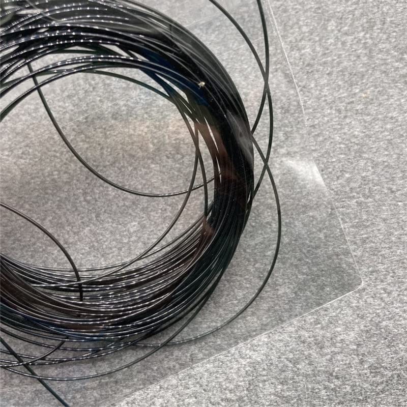 Details of 0.6mm diameter eyeglass line for half-rim frames