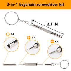Ten gold-colored screws and nuts for eyewear