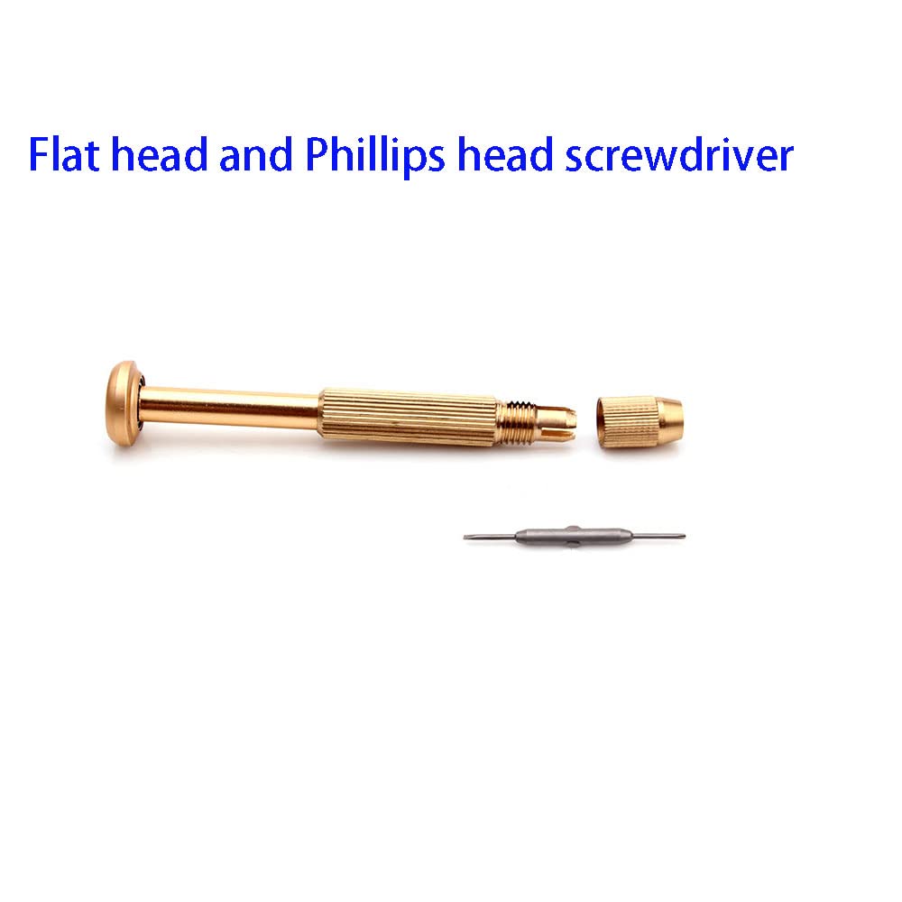 Flat and Phillips head screwdrivers for eyewear and jewelry