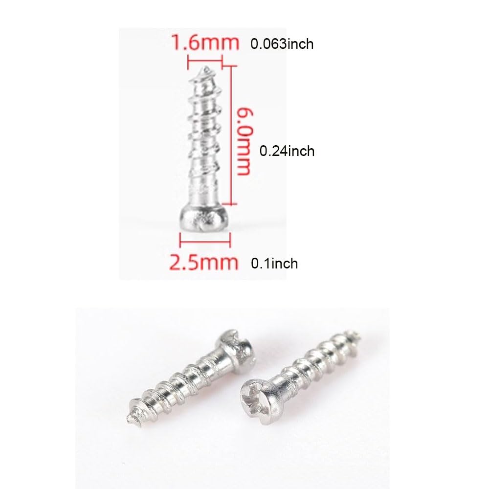 Eyeglass repair screwdriver with screws set