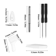 Two pairs of air bag silicone nose pads for eyeglasses