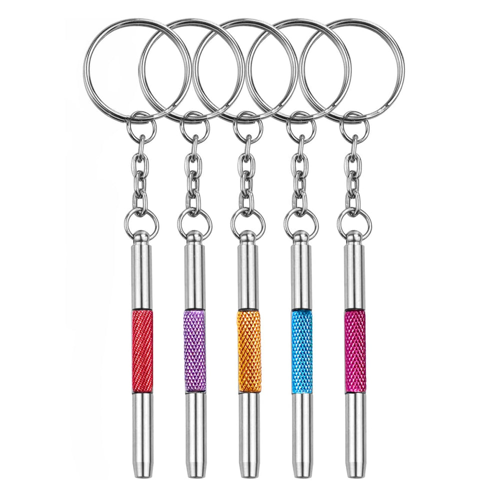 OPUGIT 4-in-1 eyeglasses screwdriver kit with flat head, Phillips, and hex bits