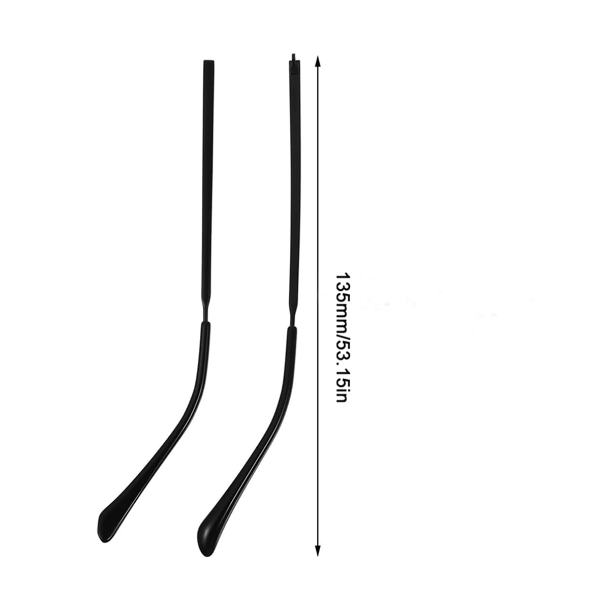 Metal temple arm suitable for sunglasses and readers