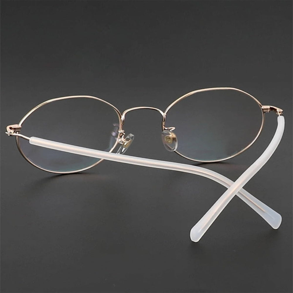 Temple end tips cushion to reduce ear discomfort