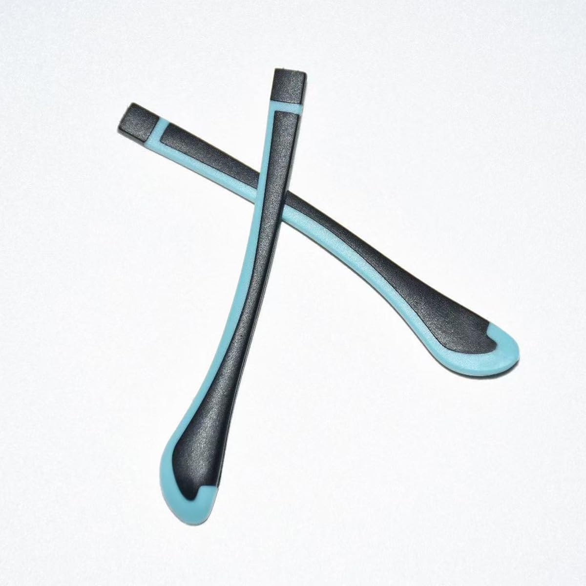 Close-up of soft silicone ear sock end tip for glasses