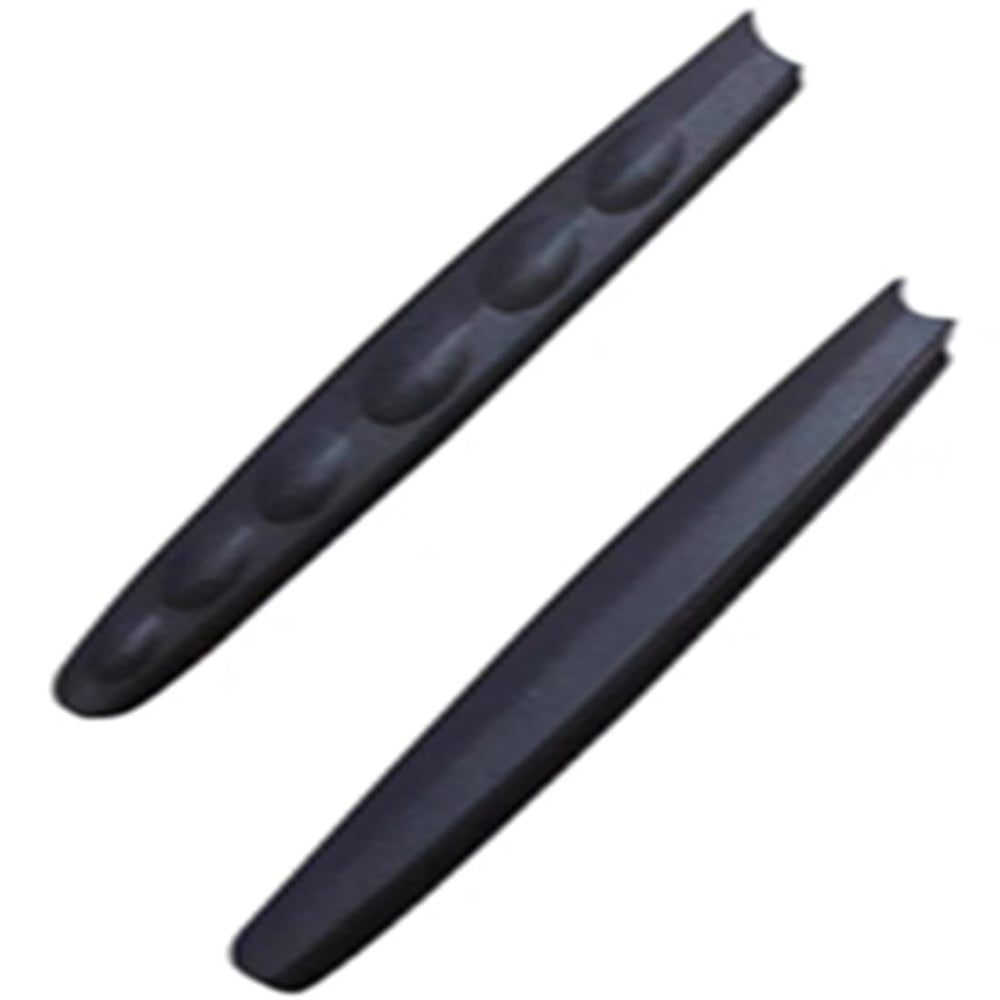 Black BEHLINE eyeglass temple tips and replacement ear socks for glasses frames