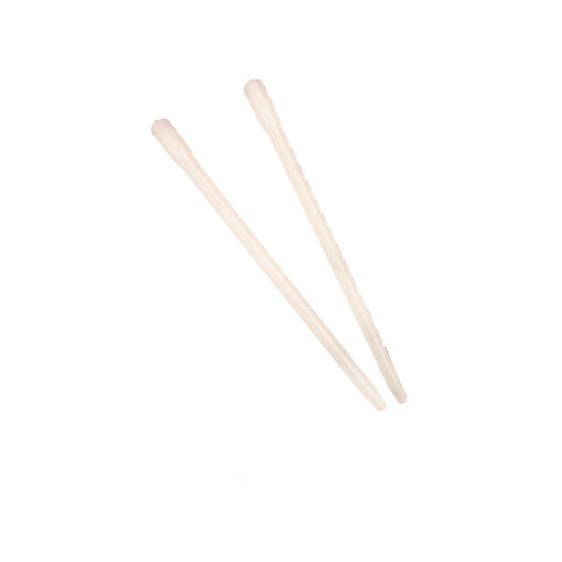 BEHLINE soft silicone eyeglass temple tips ear socks in white for thin wire or rimless glasses, 1 pair