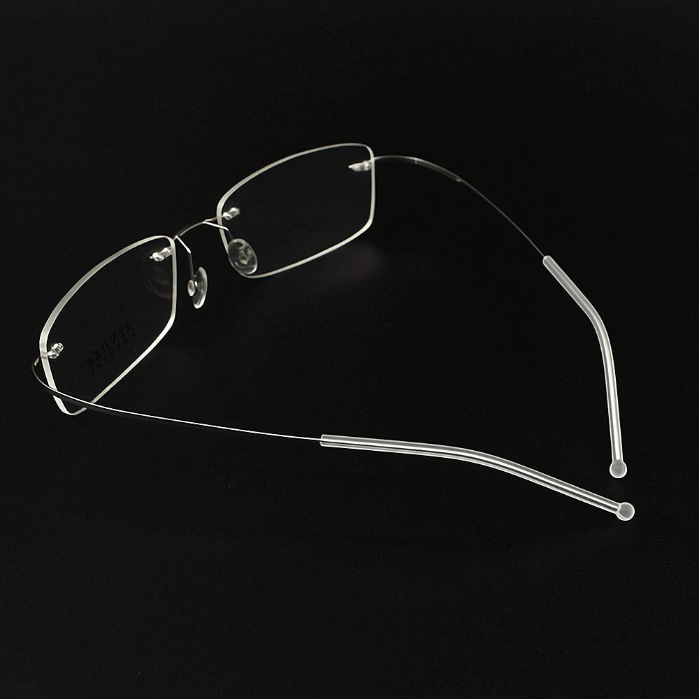 White BEHLINE temple tips for eyeglasses and sunglasses