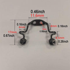 Replacement nose pad arm for eyeglasses