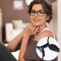 Black strip nose pads for glasses