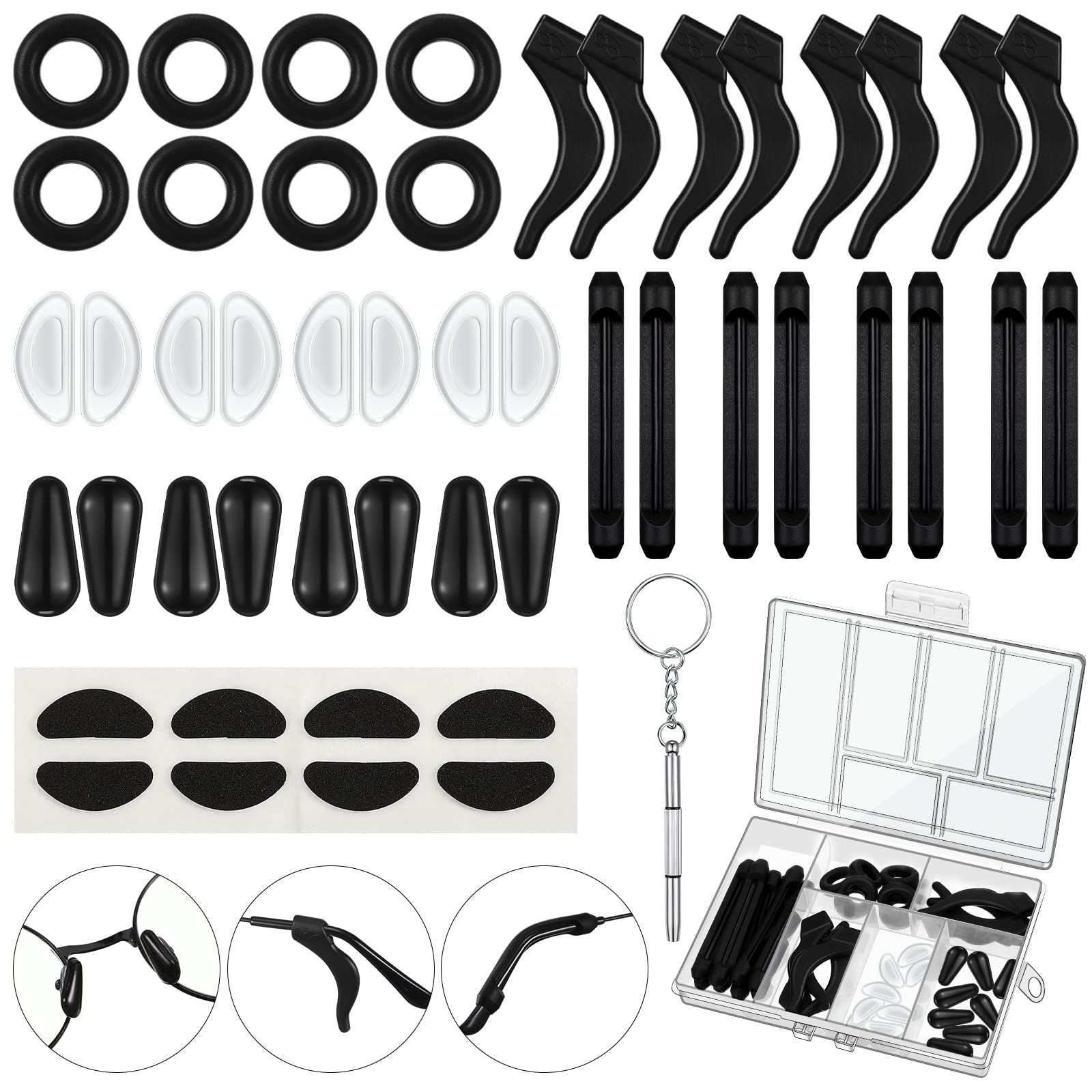 Full kit contents in box and accessories