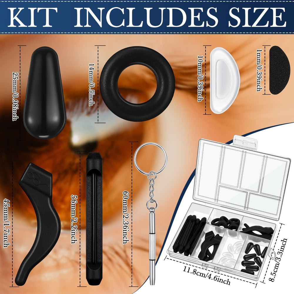 Anti-slip nose pads close-up