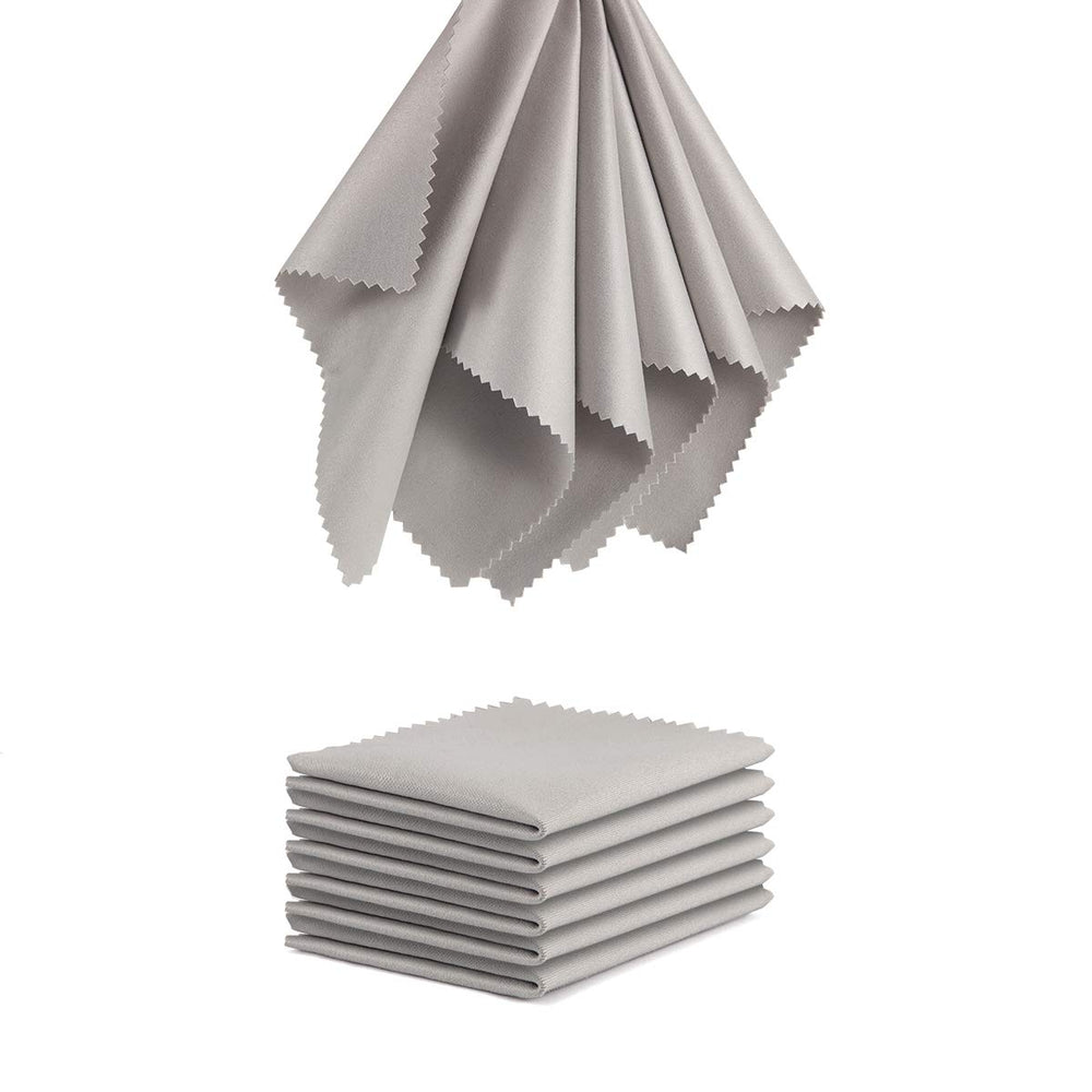 Eyeglasses cleaner microfiber cloth pack 12, 5x6 inches