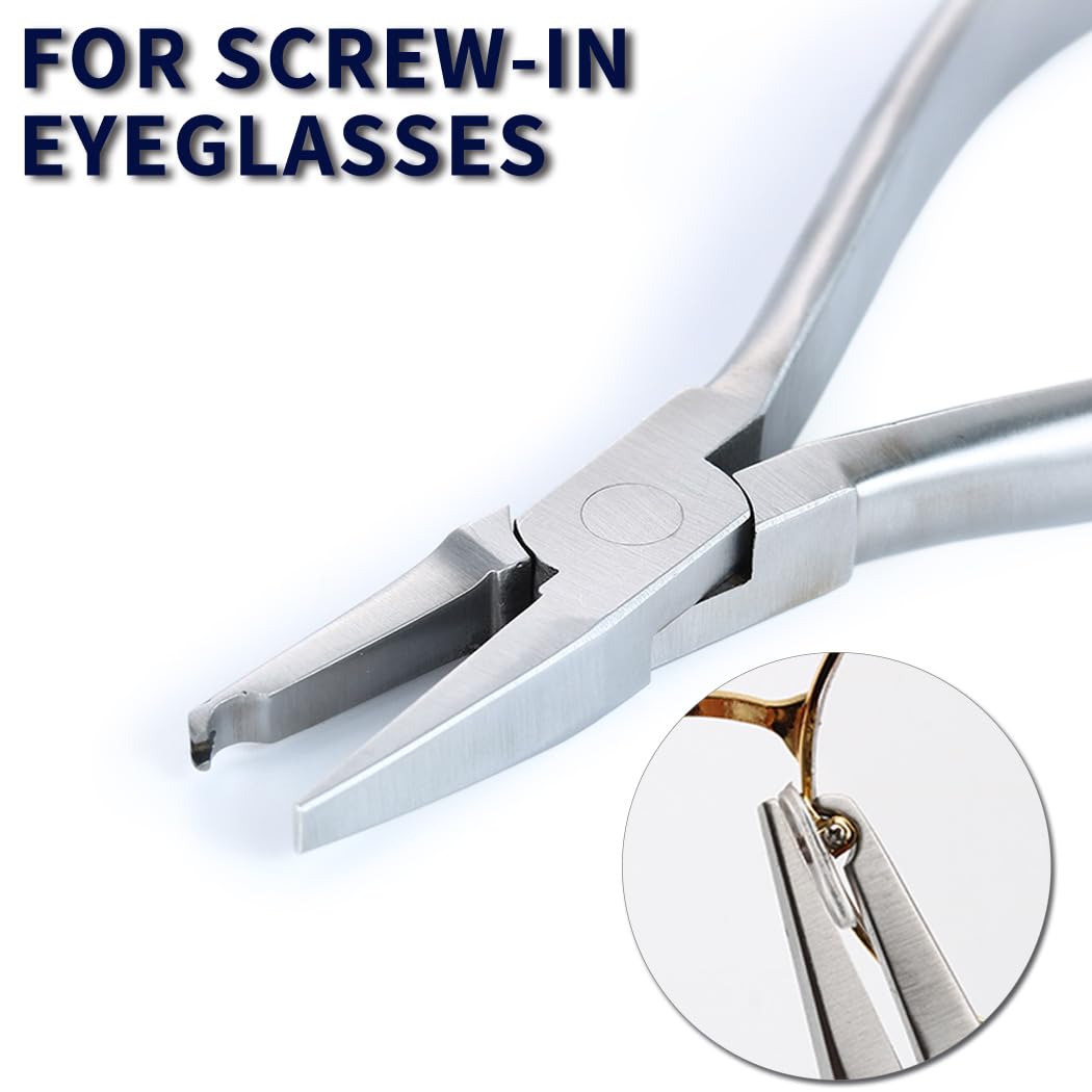 3-in-1 repair kit: nose pad plier and screwdriver