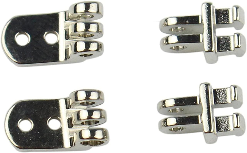 Hinge components: two-tooth and three-tooth