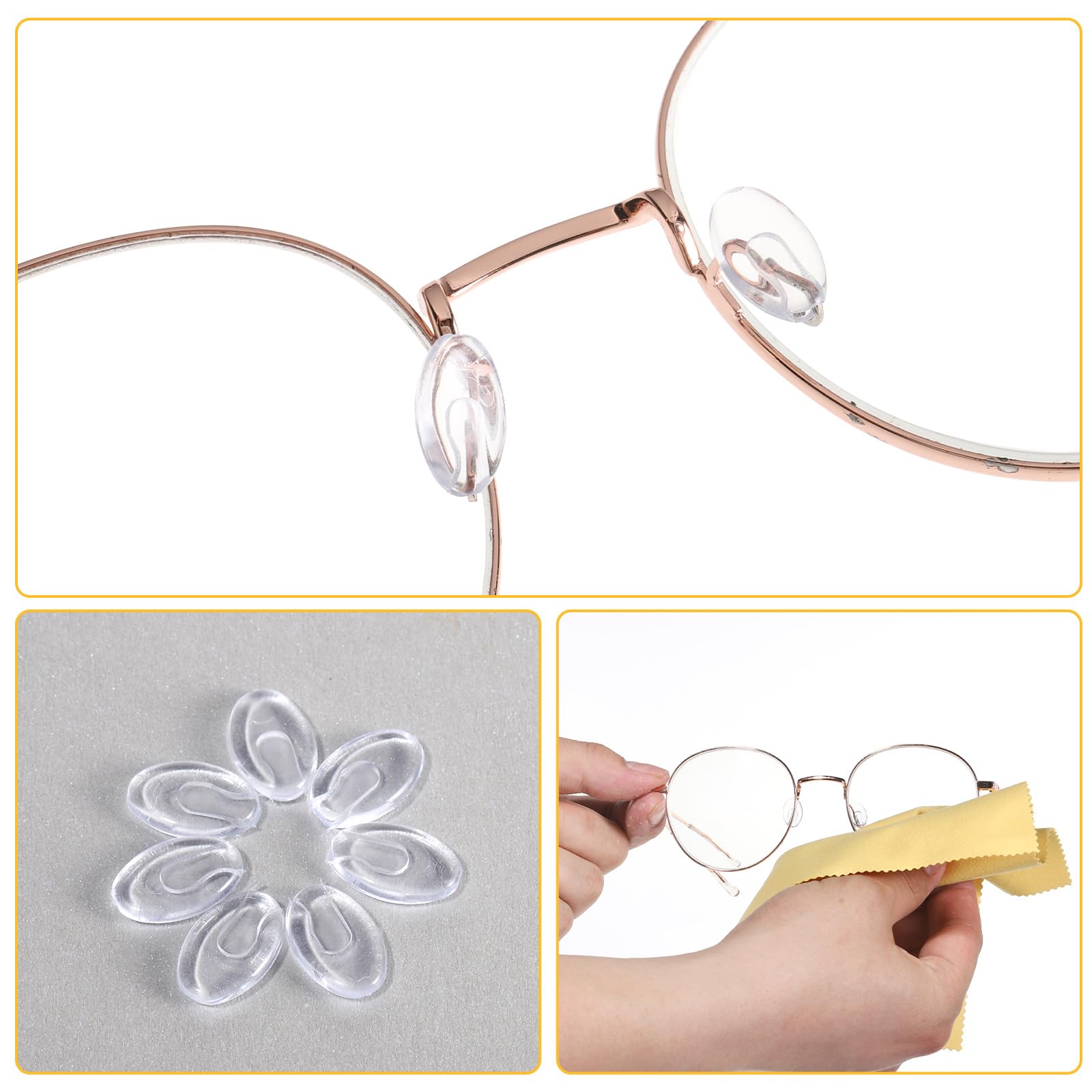 Universal nose pads compatible with most frames