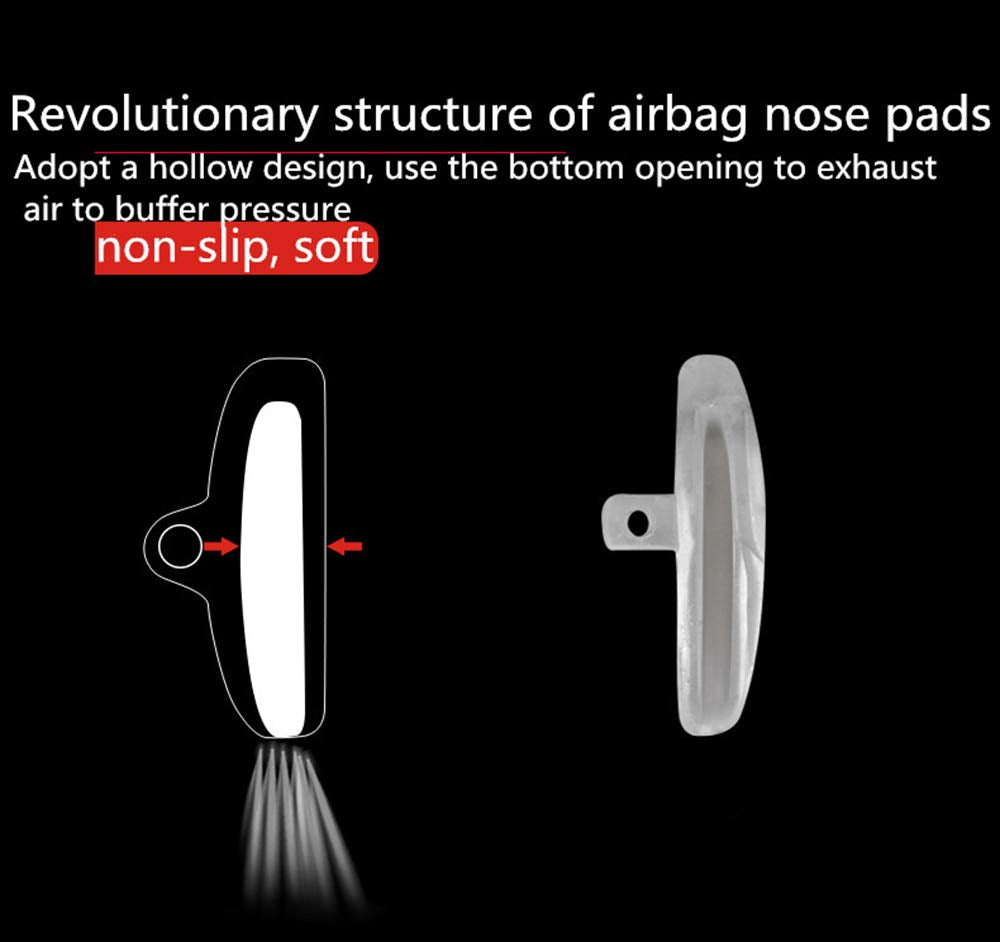 Anti-slip silicone nose pads for glasses