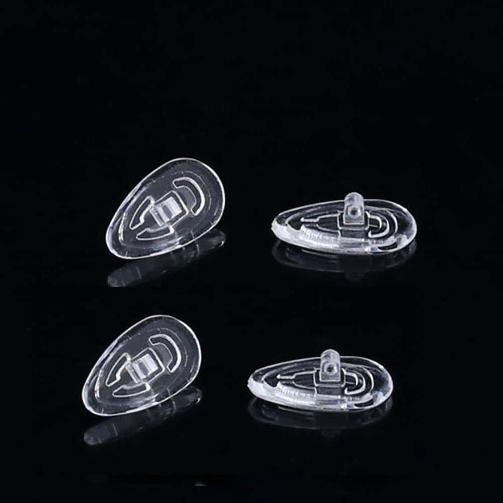 Soft silicone 17mm eyeglasses nose pad close-up