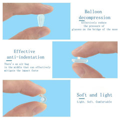 Screw-in 15mm nose pads with reinforced plastic backbone