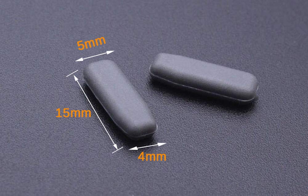 BEHLINE silicone nose pads for eyeglasses and sunglasses - soft anti-slip (pair 2)