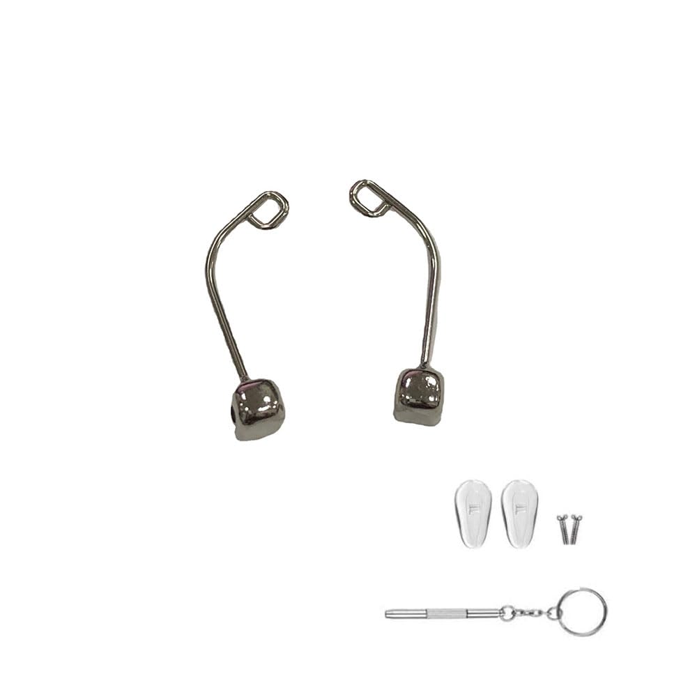 1 pair eyeglass nose pads arm replacement kit image