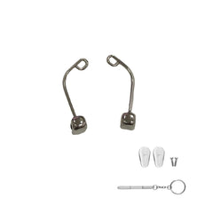 1 pair eyeglass nose pads arm replacement kit image