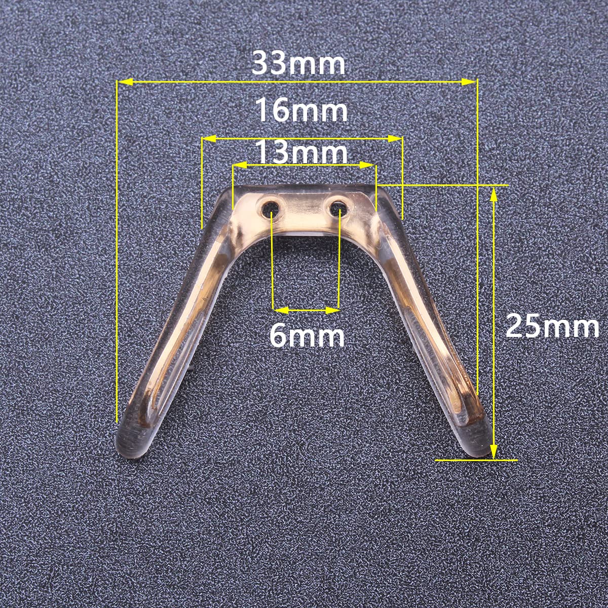 U-shape nose pad with metal core