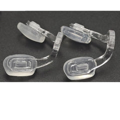 Close-up of silicone nose pads and plastic arm replacement parts