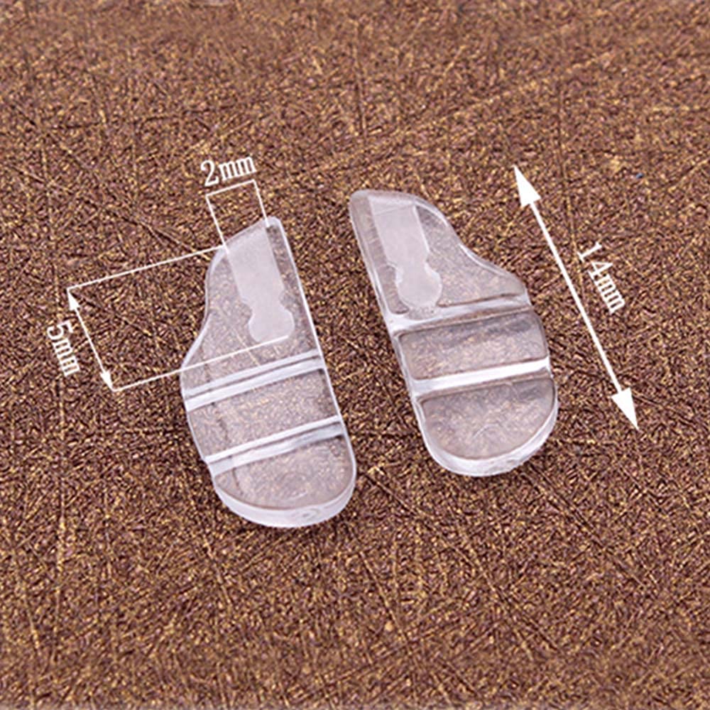 Plug-in nose pads for Tag Heuer glasses, no tools required